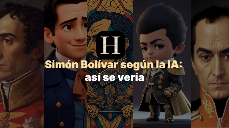 Simón Bolívar según la IA: así se vería
