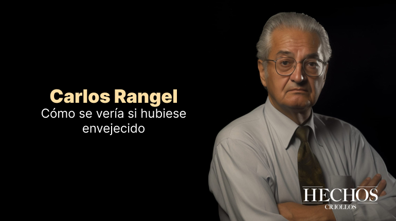 Carlos Rangel: así se vería  si hubiese envejecido